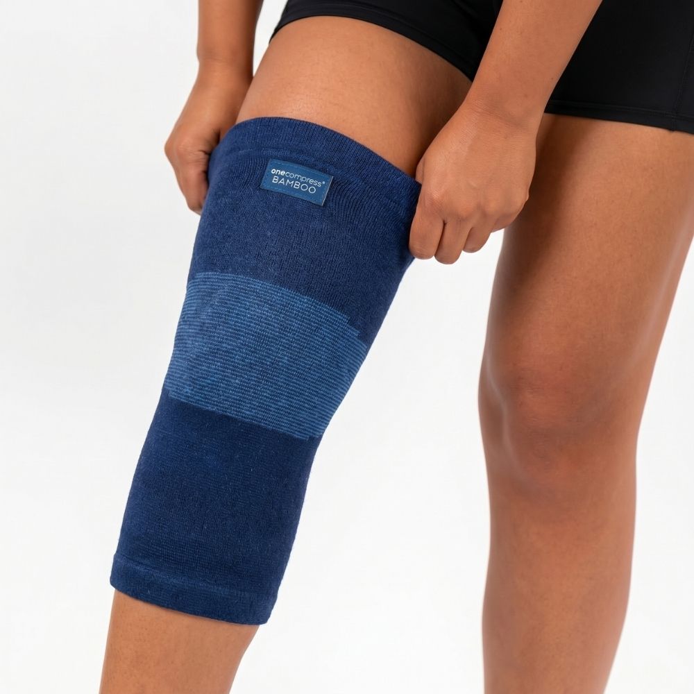 Premium Bamboo Knee Sleeve (Single) - Compression Fit Ready