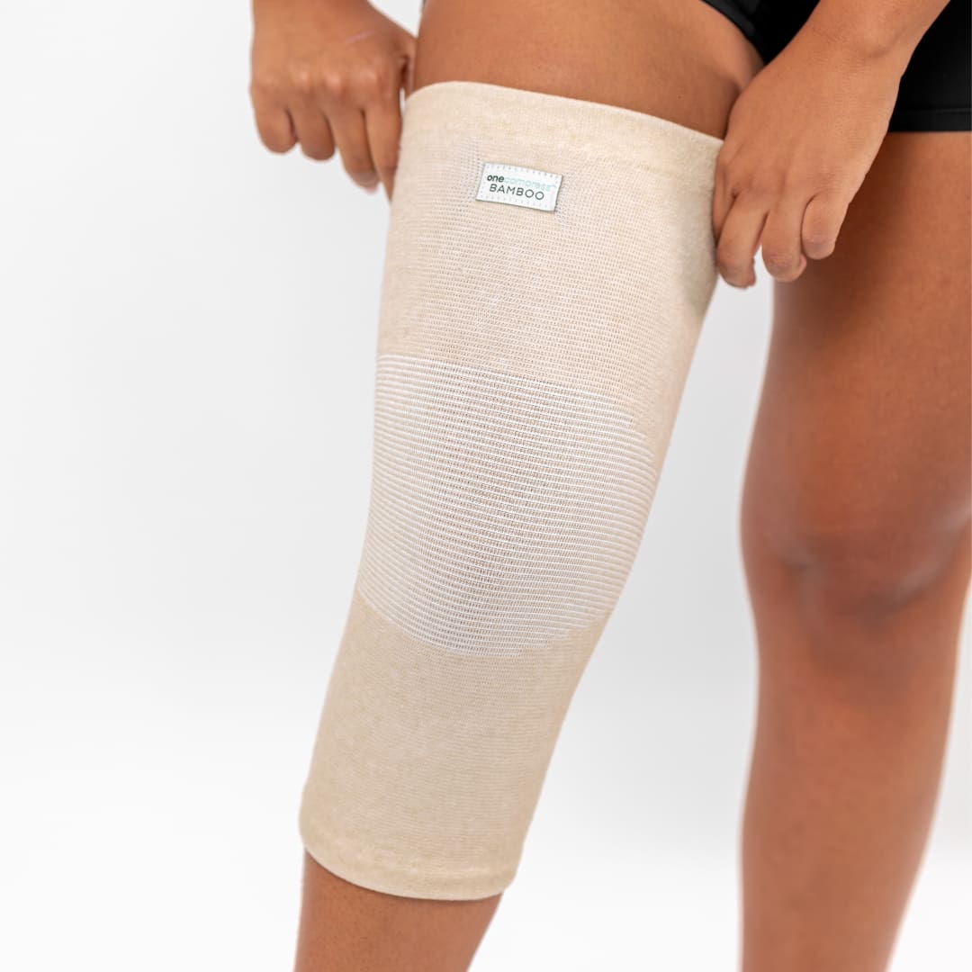 Premium Bamboo Knee Sleeve (Single) - Compression Fit Ready