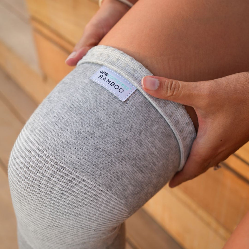 Premium Bamboo Knee Sleeve (Single) - Compression Fit Ready