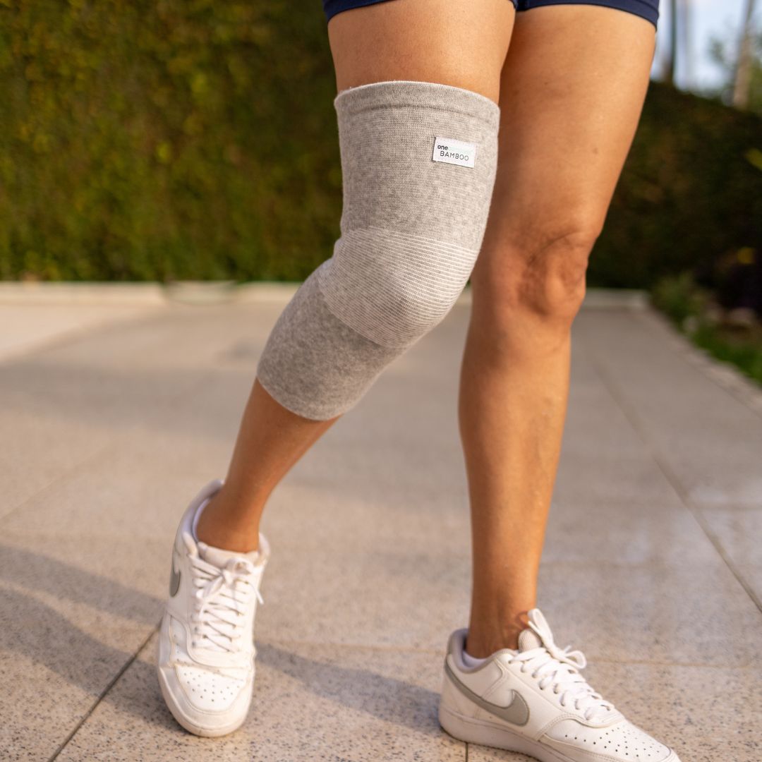 Premium Bamboo Knee Sleeve (Single) - Compression Fit Ready