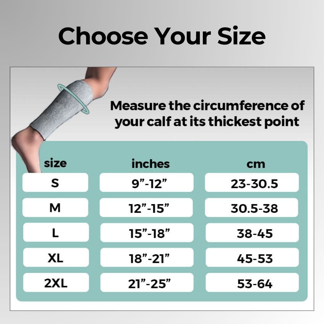 Premium Bamboo Anti-Fatigue Calf Sleeve - Compression for Your Routine