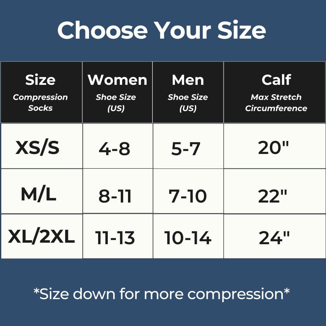 Premium Bamboo Compression Socks - All Day Comfort Feel